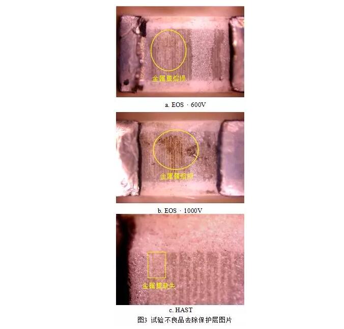 試（shì）驗不良品去除保護（hù）層圖片