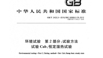 濕熱試驗（yàn）