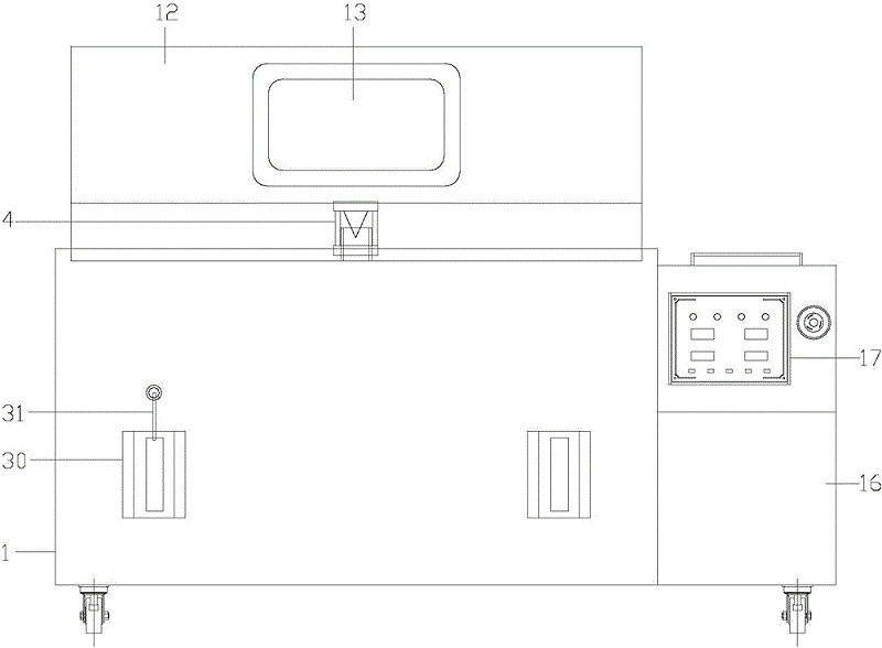 鹽霧（wù）試驗箱結構圖