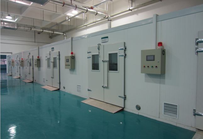 步入式恒（héng）溫恒濕試驗室實地（dì）設計方案